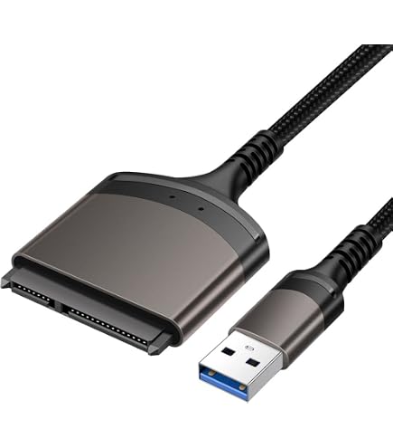 Adattatore SATA A USB-C – Cavo Convertitore Per HDD/SSD 2.5'' USB 3.0 Trasferimento Dati