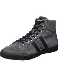 Bikkembergs Campus 732 Mid Shoe M Suede Denim Effect, Zapatillas Altas para Hombre