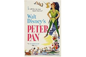 Spiffing Prints Walt Disney Peter Pan 1953 - Póster con diseño de Peter Pan (semibrillante, sin marco)