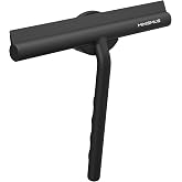 Minismus Window Squeegee for Shower, Bathroom, Tiles, Mirrors, Windows, Includes Magnetic Holder without Drilling, Self-Adhes