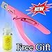 False Nail Art Tips Stainless CLIPPER Edge Cutter free glitter beads Decorations