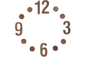 BESPORTBLE Uhr-Ziffern-Set Holz-Digitaluhr-Zahlen Ersatz Römische Zahl Für DIY-Wanduhr Handwerk Reparatur Von Uhrenzubehör