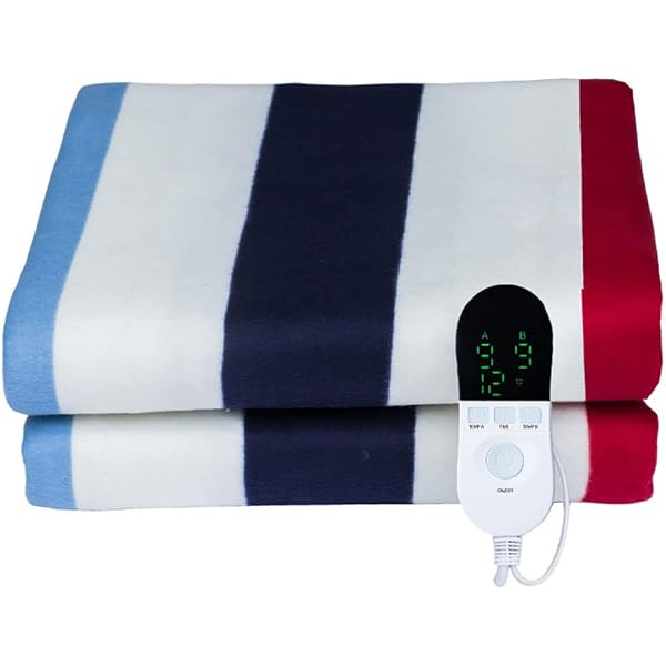Bedsure Electric Heated Throw Blanket - Flannel Electric Overblanket for  Sofa Bed Office Use, 6 Heat Levelsu002610 Hour Levels Auto-Off Timer, Machine  Washable, ETL Certified, Navy, Single(130x160cm) : Amazon.co.uk: Health u0026  Personal