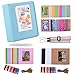 Produktbild Kaka Film Rahmen Bundles Set für HP Sprocket Portable Fotodrucker / Polaroid ZIP Mobiler Drucker / Polaroid Snap Instant Digitalkamera mit Album / Frames / Hängende Frames / Aufkleber - ice blau