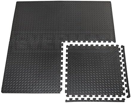 2.98sqm 32sqft 12mm Large Interlocking Gym Exercise Garage Home Anti Fatigue Floor EVA Foam Mat