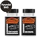Produktbild TRISTARcolor Autolack Lackstift Set für Hyundai S6G Stone Grey Metallic/Boulder Gray Metallic Basislack Klarlack je 50ml