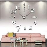 Reloj pared 3D grandes bricolaje moderna para decoración del hogar oficina.