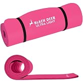 Black Deer Ultra Light Pilates Yoga Kamp Matı Egzersiz Minderi Kaymaz Taban 180x55 cm 10 mm