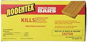 Rodentex 4-Pack Multi-Feed Control Bars, 16-Ounce