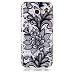 Produktbild Samsung Galaxy A5 2017 (5,2 Zoll) Hülle, Hozor Schutzhülle Transparent Handyhülle Weiche Durchsichtig TPU Silikon Bumper Case Ultra Dünn Crystal Klar Kratzfest Hülle mit Muster - Spitze Blumen
