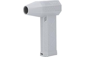 SXHLSELLER Souffleur à Jet Sec – 130 000 TR/Min Haute Vitesse, Mini Ventilateur Turbo sans Balais, Puissant Ventilateur Super Jet sans Fil pour Nettoyage Voiture, 3000mAh x2 Longue Durée