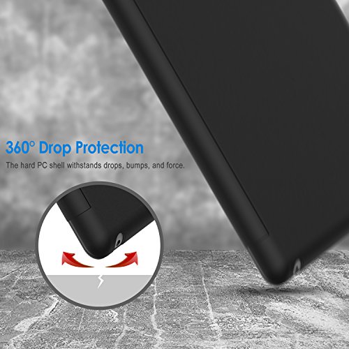 JETech Gold Slim-Fit Folio iPad Case Hülle Tasche Schutzhülle Etui für Apple the New iPad 4 / iPad 4 / iPad 2 mit Multi Ständer Auto Sleep Wake up Funktion (Schwarz) - 6