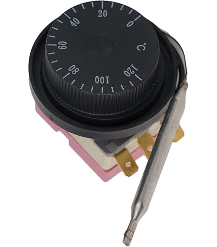 AC 250V 16 A 3 Bornes AUCUN NC Contrôle Thermostat Capillaire 50-300C