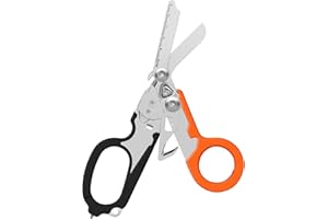 FLRMINGIGIGI Emergency Shears mit Strap Cutter und Glass Breaker Faltbare Scherenzange aus Edelstahl, Outdoor Camping Rescue Scissors Tools