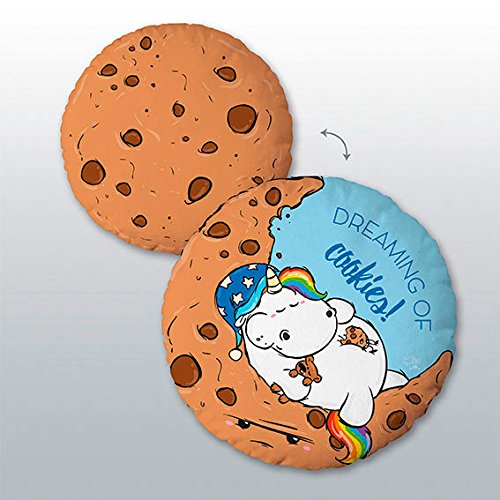 HHE Almohada Galleta Luna Chubby Unicorn 30 x 30 cm.