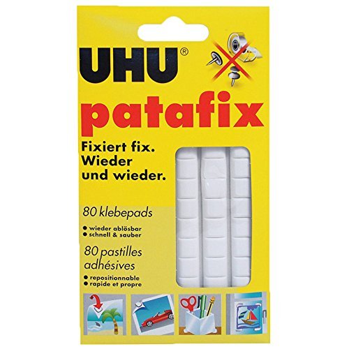 UHU® patafix Klebepads, weiß, wieder ablösbar (2er Pack)