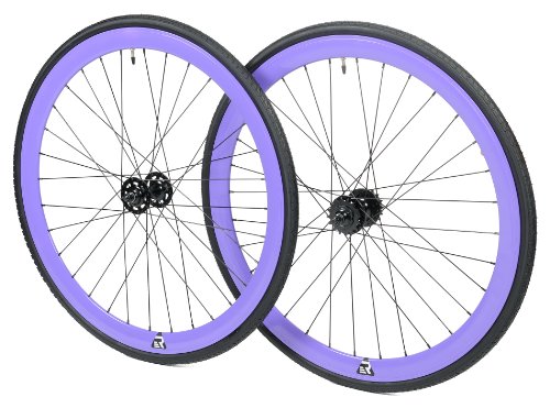 Retrospec Bicycles Mantra Fixed Gear Single Speed Wheelset With