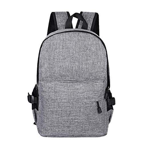 Preisvergleich Produktbild Lenfesh Schulrucksack Kühl-Rucksack Unisex Klassischen Leichten Wasserabweisenden College Rucksack Reiserucksack passt Laptop Student Bag Outdoor-Reiserucksack mit USB