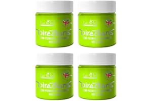 4 x La Riche Directions Semi-Permanent Hair Color Bote de 100 ml (Fluorescent Green)