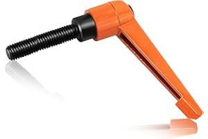 HAIMAYEE Mango de Palanca de Sujeción Ajustable,M10 Tuerca Palanca de Bloqueo,Mangos de Máquina,Mango de Rosca Externa 40mm