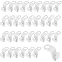 100 Ganci Appendiabiti Salvaspazio - Connettori Per Armadio, Bianco/Blu, Organizza Vestiti Senza Pieghe - Foto 10