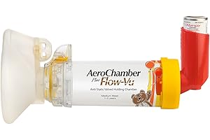 ARTELAC SPLASH CSTLL Sandoz Bienestar - Aerochamber Cámara de Inhalación, Tamaño Mediano, para Niños de 1 a 5 Años, Blanco