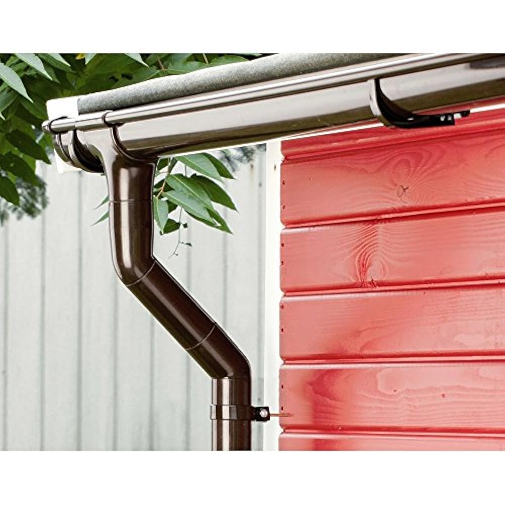 Водостоки на бревенчатом доме