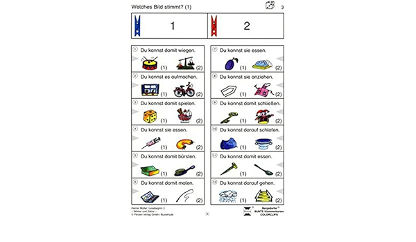 Lesebeginn 3 Worter Und Satze 1 Und 2 Klasse Bergedorfer Colorclips Amazon De Muller Heiner Bucher