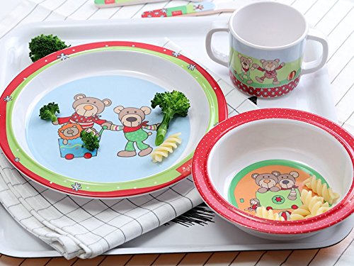 sigikid, Mädchen und Jungen, Melamin-Set, Teller/Schüssel/Tasse - 3
