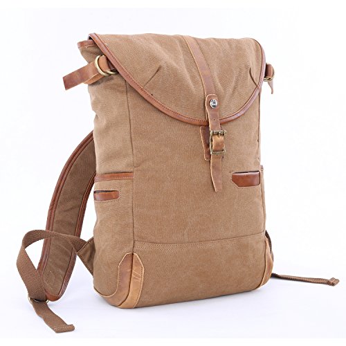 Gootium 50411 Canvas Genuine Leather laptop Backpack - 2