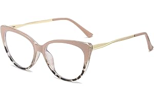 Cyxus Occhiali Luce Blu Uomo Donna Moda Montature Cat-Eye Leggero TR90 Occhiali Anti Mal di Testa Affaticamento Degli Occhi 8144