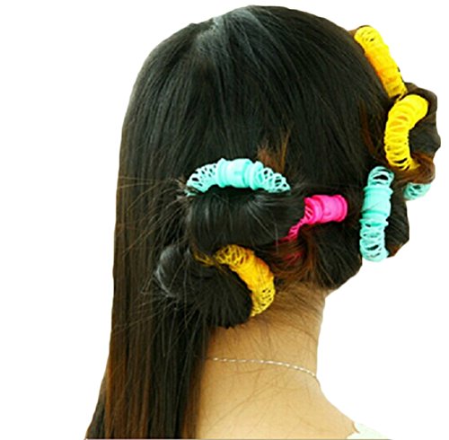 Buytra Hairdresser Magic Bendy Hair Styling Roller Curler Spiral Curls DIY Tool