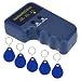 Produktbild KKmoon Handheld-125KHz RFID-Ausweis Schriftsteller/Kopierer Duplikator + 5pcs beschreibbaren EM4305 Key-Cards
