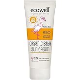 Ecowell SPF 50 Organic Baby Sunscreen (110 g)
