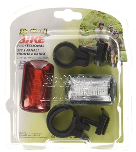 Bottari Lampe Bike Beleuchtung für Fahrrad mit 5 LEDs und 4 Funktionen, Rot