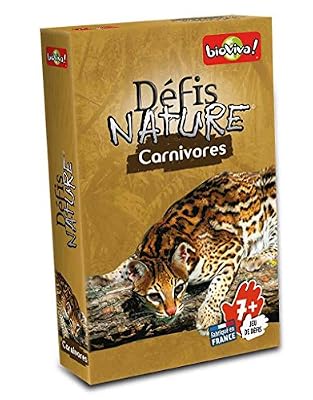 Bioviva - 0101002108 - Jeu de Société - Défis Nature - Carnivores