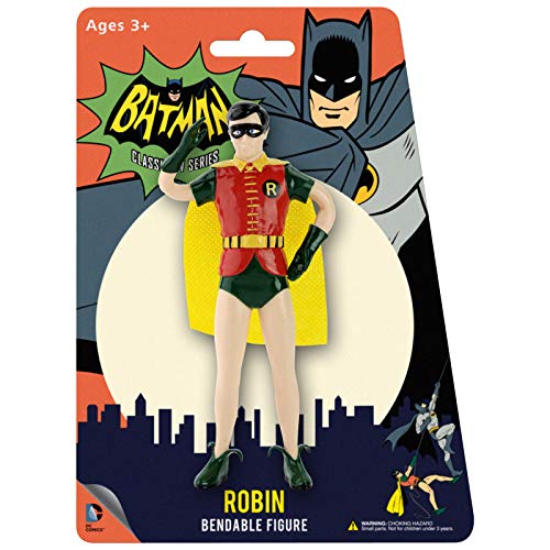 NJ Croce Batman Classic TV Series Robin Bendable Figure
