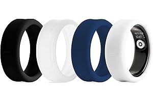 Ainiv Smart Ring Protector Compatible avec Oura Ring Gen 4, Oura Ring Gen 3, Ultrahuman Ring Air, Anti-Chute Coque de Protection en Silicone Élastique