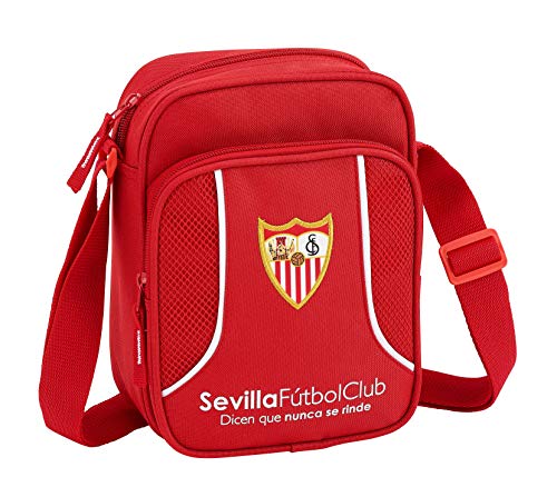 F.C; sevilla 611856672 2018 Bolso Bandolera 22 cm, Rojo