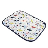 FakeFace Baumwolle Bettunterlage Inkontinenz Auflage Wasserdicht Saugfähig Maschine Waschbar für Baby Kleinkind Erwachsene 45 x 35cm (Elefant) - 2