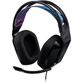 Logitech G G335 Kablolu Kulak &Uuml;st&uuml; Oyuncu Kulaklığı, 3.5 mm Ses Jakı, Mikrofonlu, Hafızalı K&ouml;p&uuml;k Kulak Yastıkları, Ayarlanabi