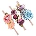 Produktbild Homyl 3er Set Mädchen Baby Haarband Stirnbänder Blumen Haarschmuck Fotoshooting Kostüm - Stil 1, wie beschreiben