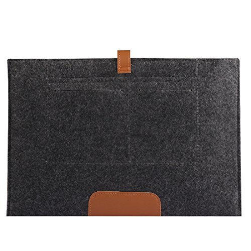 13 3 Zoll Macbook Pro Retina Filz Sleeve H  lle Ultrabook Laptop Tasche Speziell f  r Laptop   Notebook  Ultrabook  Netbook Schwarz