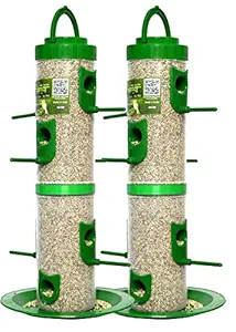 Skybeings Balcony Bird Feeder Jumbo 2 Pieces_Green