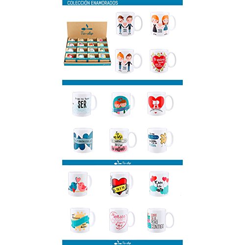 Preisvergleich Produktbild Taza enamorados porcelana surtido