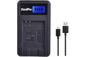DuraPro Cargador de batería LCD USB de repuesto para Canon NB-6L/NB-6LH – Seleccione PowerShot cámaras: IXUS 310, SX275, SX280, SX510, 200, 105, 210, 300, S90, S95, SD1300
