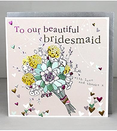 Molly Mae Cards For A Beautiful Bridesmaid (CB57) - Thank You Bridesmaid