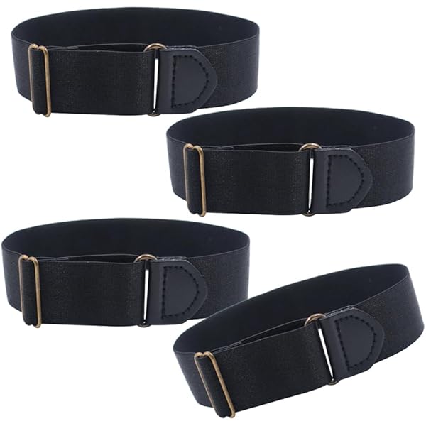 Ärmelhalter 4er Set - Verstellbare Hemdgummis Für Herren & Damen