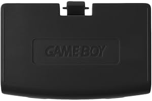 SHOTAY Tapa de batería de Repuesto para Gba, Tapa de batería Tapa de Puerta Trasera Reemplazo para Consola Gameboy Advance GBA Negro