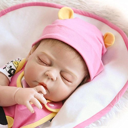 57cm Lifelike Interative Silicone Full Body Waterproof Sweet Dreamer Reborn Baby Girl Dolls